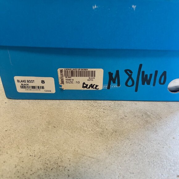 John Fluevog Blake Living Lace Up Derby Combat Boots M8 W10 - Picture 2 of 6